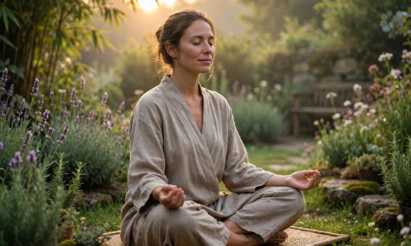 Brain neuroimaging diagram illustrating mindfulness meditation neuroplasticity adaptations