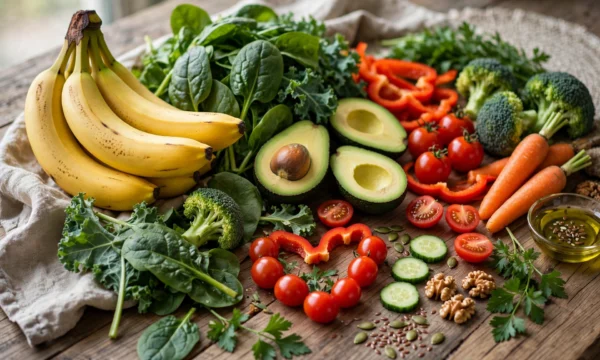 Vascular endothelium and dietary sodium to potassium mineral balance mechanism