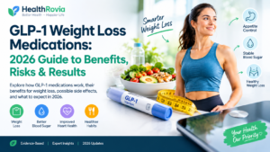 GLP 1 booster guide 2026 cover illustrating benefits, risks and results